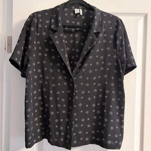 Twik Black Floral Patterned Shirt
